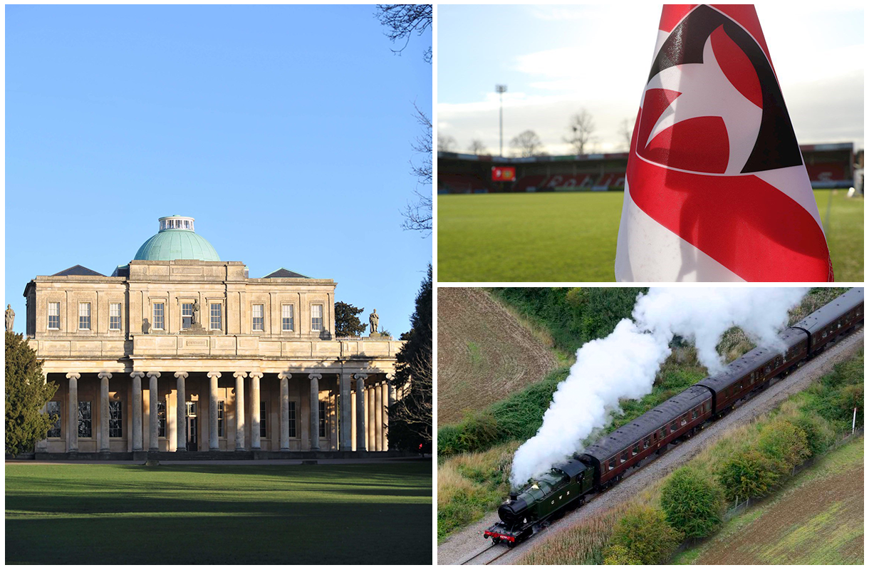 Unmissable things to do in Cheltenham - steam railway, Cheltenham Football Club & Pittville Pump Room.